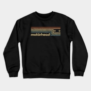 Motörhead Cassette Stripes Crewneck Sweatshirt